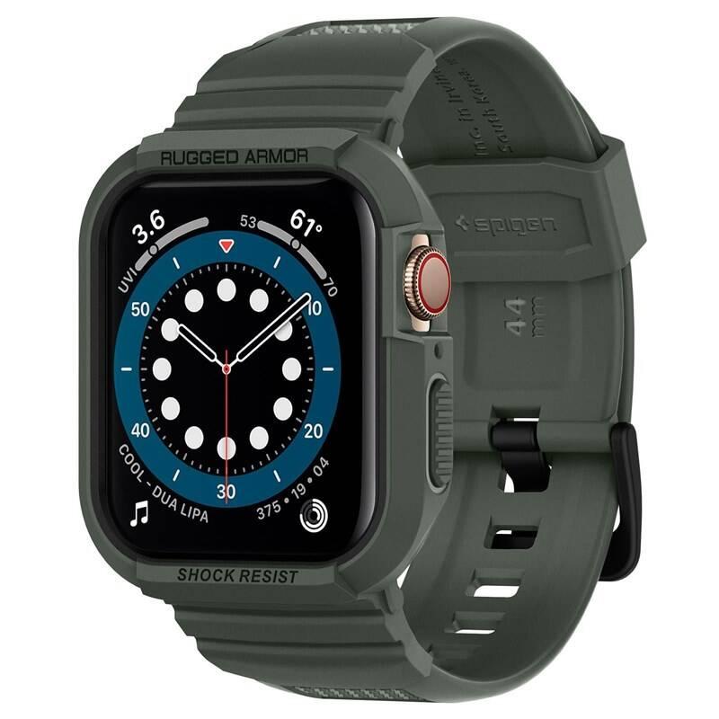 Ochranné pouzdro Spigen Rugged Armor Pro na Apple Watch 44 45 mm zelený