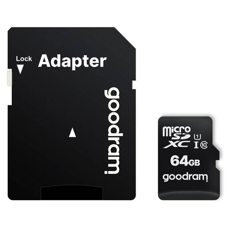 Paměťová karta Goodram MicroSDXC 64GB 10 UHS I adaptér
