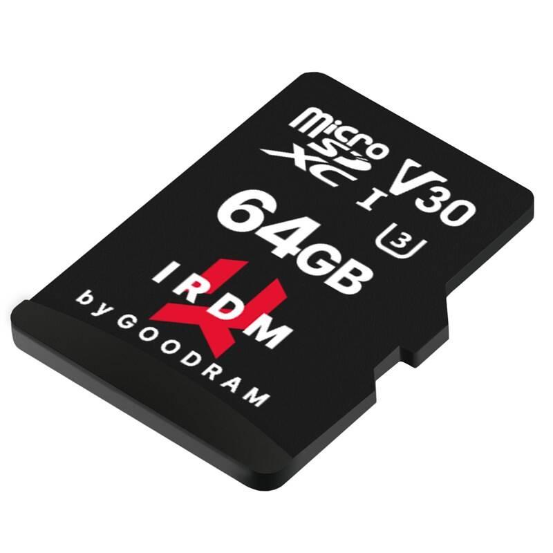 Paměťová karta Goodram MicroSDXC 64GB UHS I U3 adaptér