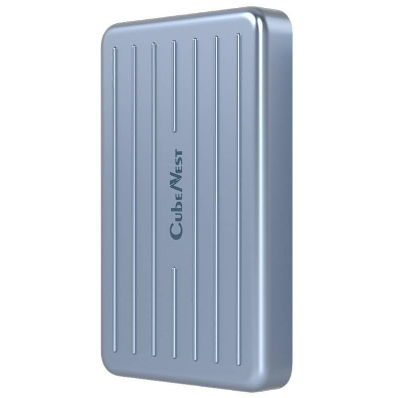 Powerbank CubeNest 5000mAh, Magnetic modrá