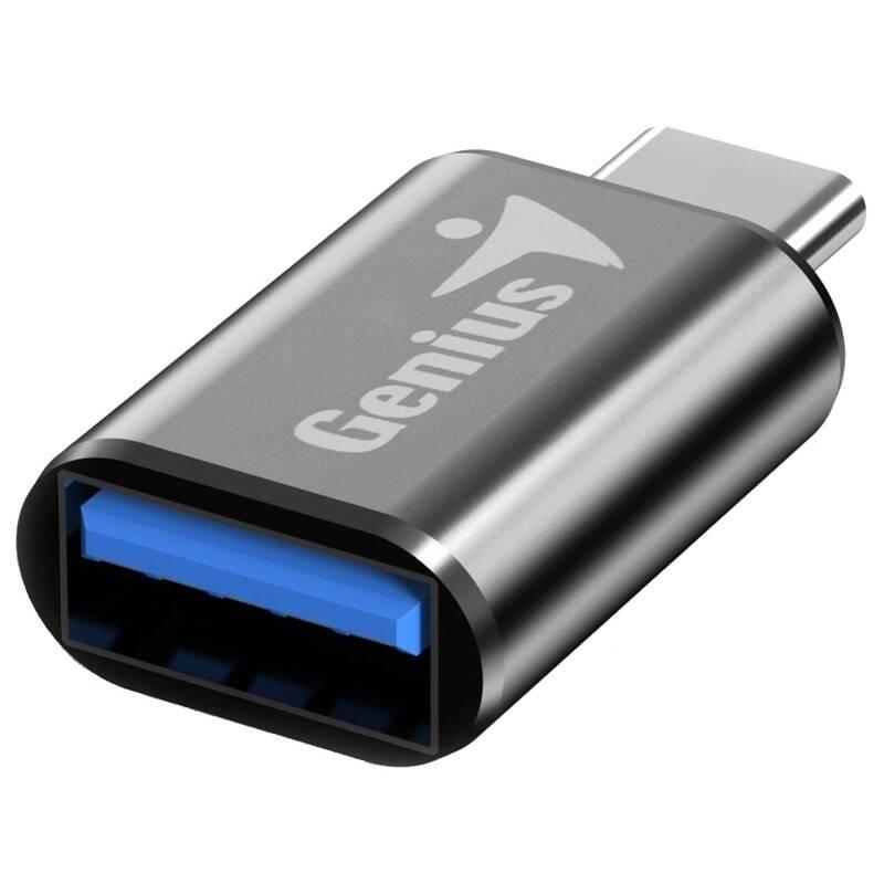Redukce Genius ACC-C2A, USB-A USB-C šedá
