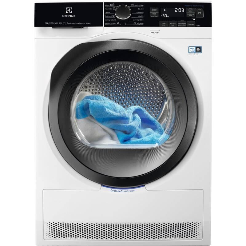 Sušička prádla Electrolux CycloneCare 3DSense 900 EW9H188SCC bílá