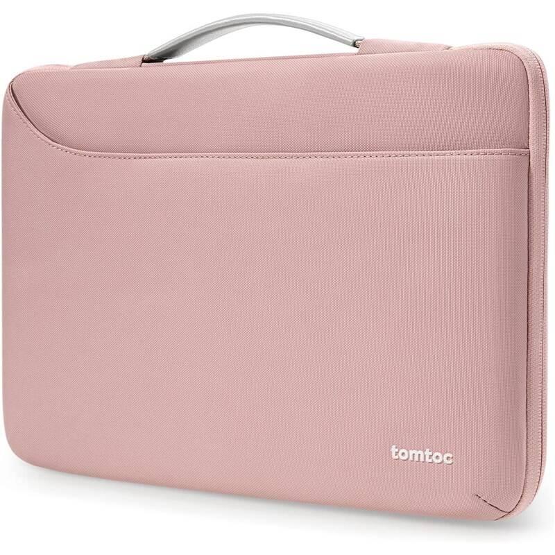 Brašna na notebook tomtoc Briefcase na 16" MacBook Pro růžová