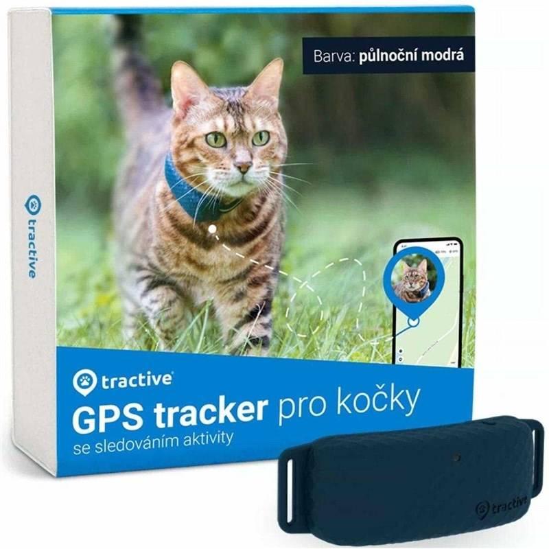 GPS lokátor Tractive CAT 4 LTE – sledování polohy a aktivity pro kočky modrý