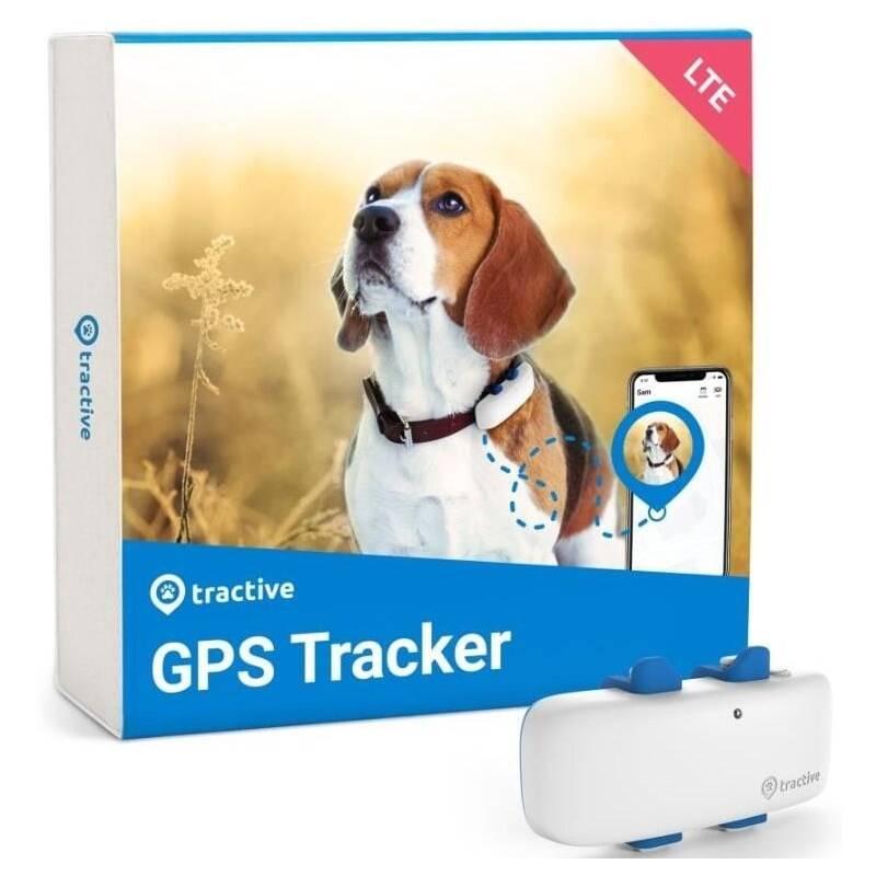 GPS lokátor Tractive DOG 4 LTE – sledování polohy a aktivity pro psy bílý