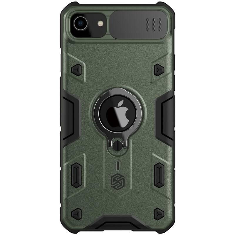 Kryt na mobil Nillkin CamShield Armor na Apple iPhone 7 8 SE2020 SE2022 zelený