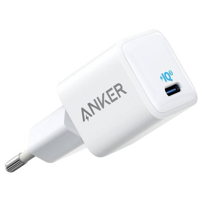 Nabíječka do sítě Anker PowerPort III Nano 20W USB-C bílá