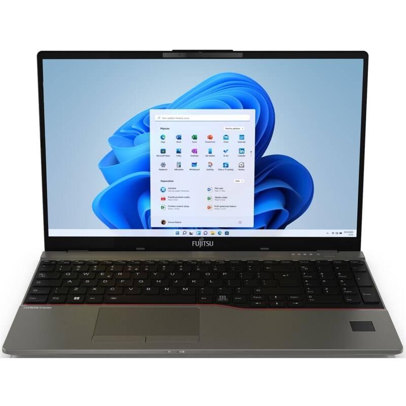 Notebook Fujitsu LifeBook U7512 šedý