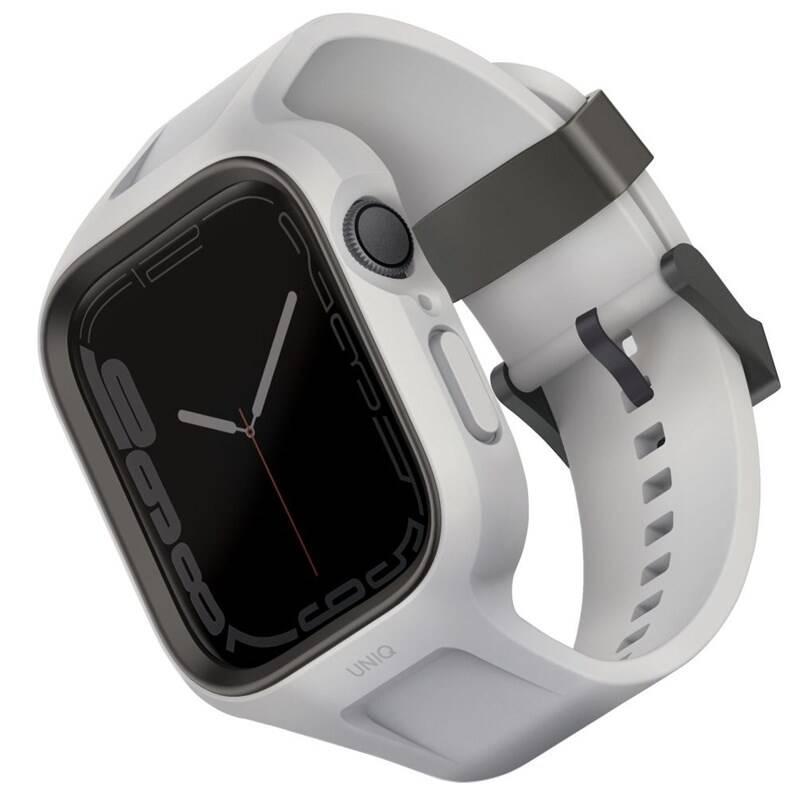 Řemínek Uniq Monos a ochranné pouzdro na Apple Watch 45 44mm šedý, Řemínek, Uniq, Monos, a, ochranné, pouzdro, na, Apple, Watch, 45, 44mm, šedý