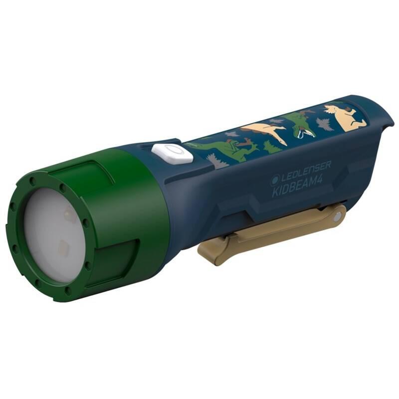 Svítilna LEDLENSER KIDBEAM 4 DINO zelená