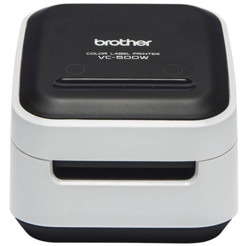 Tiskárna štítků Brother VC-500W černá bílá