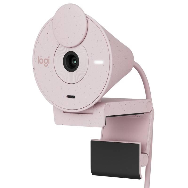Webkamera Logitech BRIO 300 růžová, Webkamera, Logitech, BRIO, 300, růžová