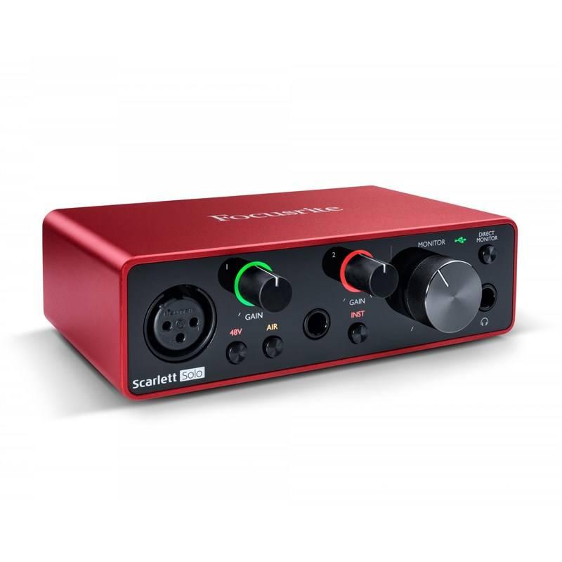 Zvuková karta Focusrite Scarlett Solo 3nd Gen, Zvuková, karta, Focusrite, Scarlett, Solo, 3nd, Gen