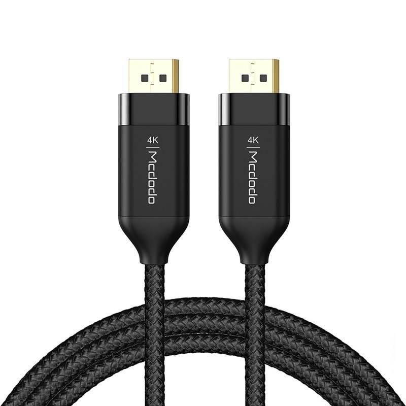 Kabel Mcdodo DisplayPort DisplayPort 4K 60Hz, 2m černý, Kabel, Mcdodo, DisplayPort, DisplayPort, 4K, 60Hz, 2m, černý