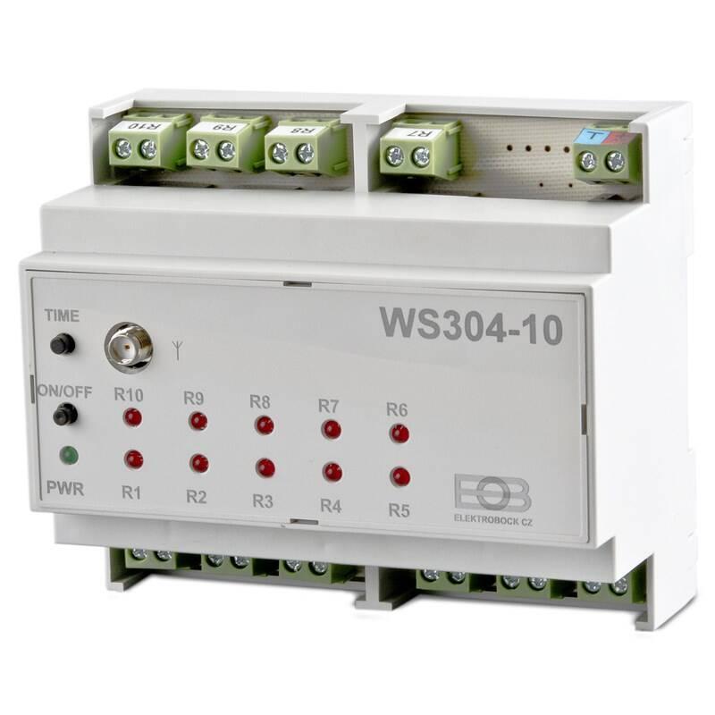 Přijímač Elektrobock WS304-10, 10-ti kanálový, Přijímač, Elektrobock, WS304-10, 10-ti, kanálový