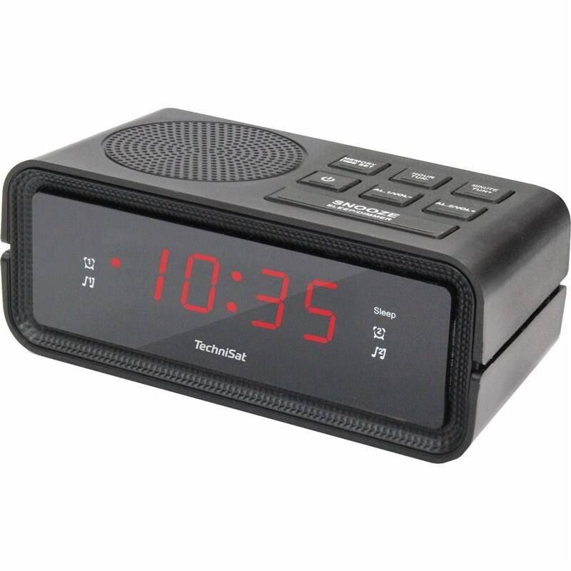 Radiobudík Technisat Digiclock Radio 2 černý, Radiobudík, Technisat, Digiclock, Radio, 2, černý