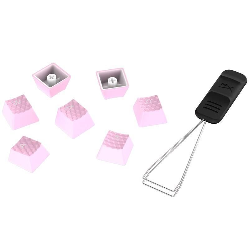 Klávesy HyperX Rubber Keycaps - růžové