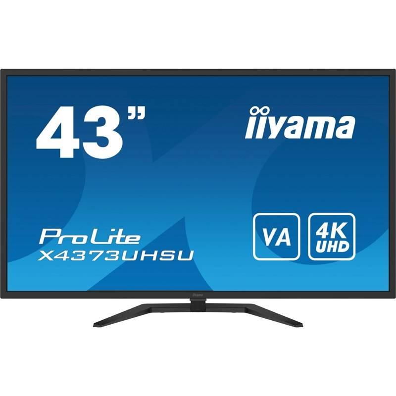 Monitor IIYAMA ProLite X4373UHSU-B1 černý, Monitor, IIYAMA, ProLite, X4373UHSU-B1, černý