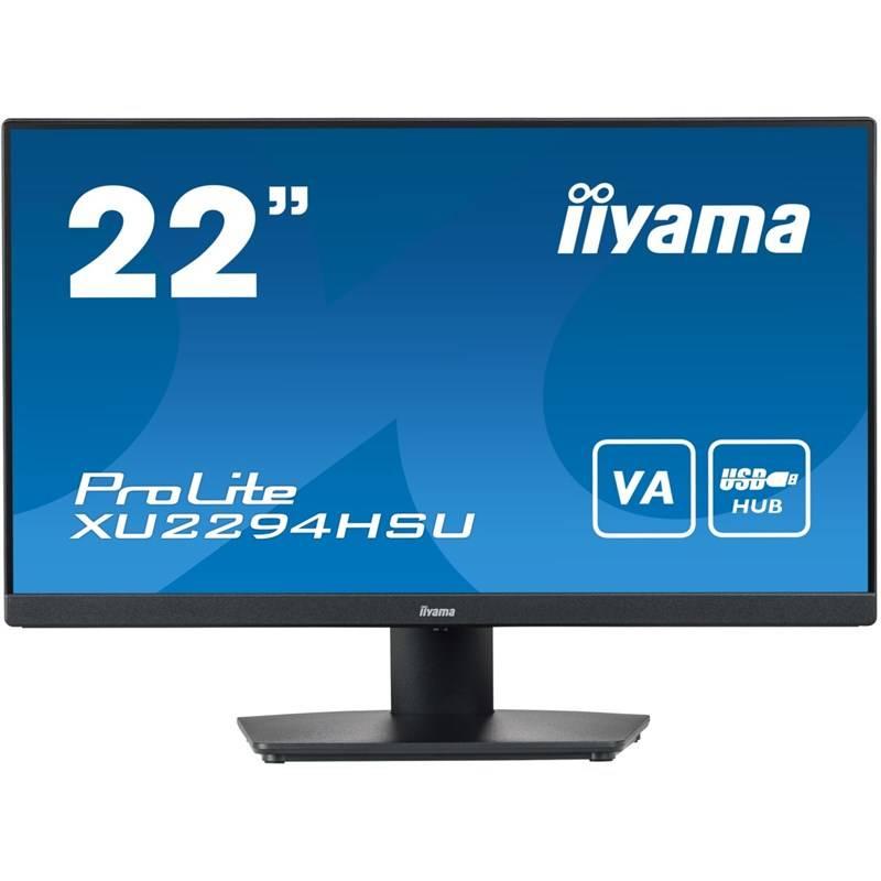 Monitor IIYAMA ProLite XU2294HSU-B2 černý, Monitor, IIYAMA, ProLite, XU2294HSU-B2, černý