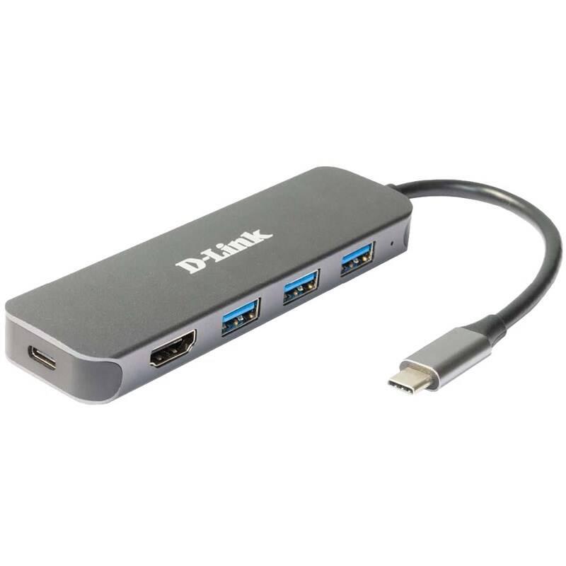 USB Hub D-Link 5v1 z USB-C