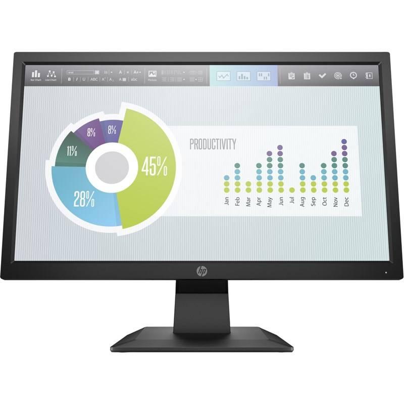 Monitor HP P204v černý