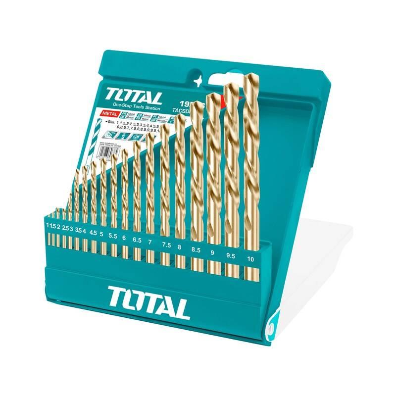 Sada vrtáků Total tools TACSD0195 19ks,