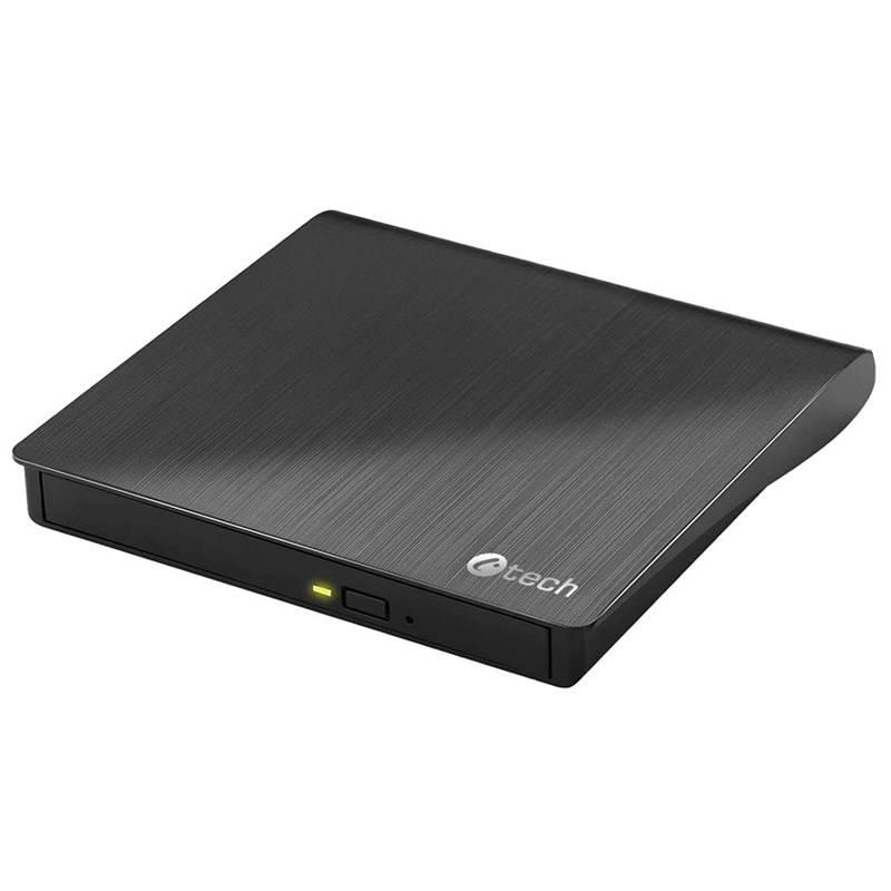 Externí DVD vypalovačka C-Tech DVD-USB-AC, USB 2.0, USB A Type C