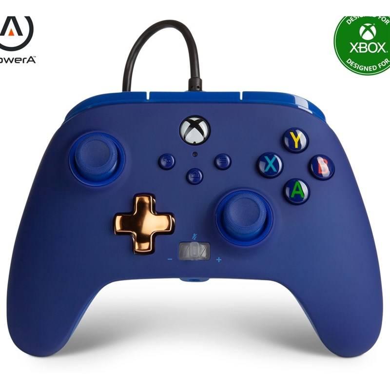 Gamepad PowerA Enhanced Wired pro Xbox Series XS modrý