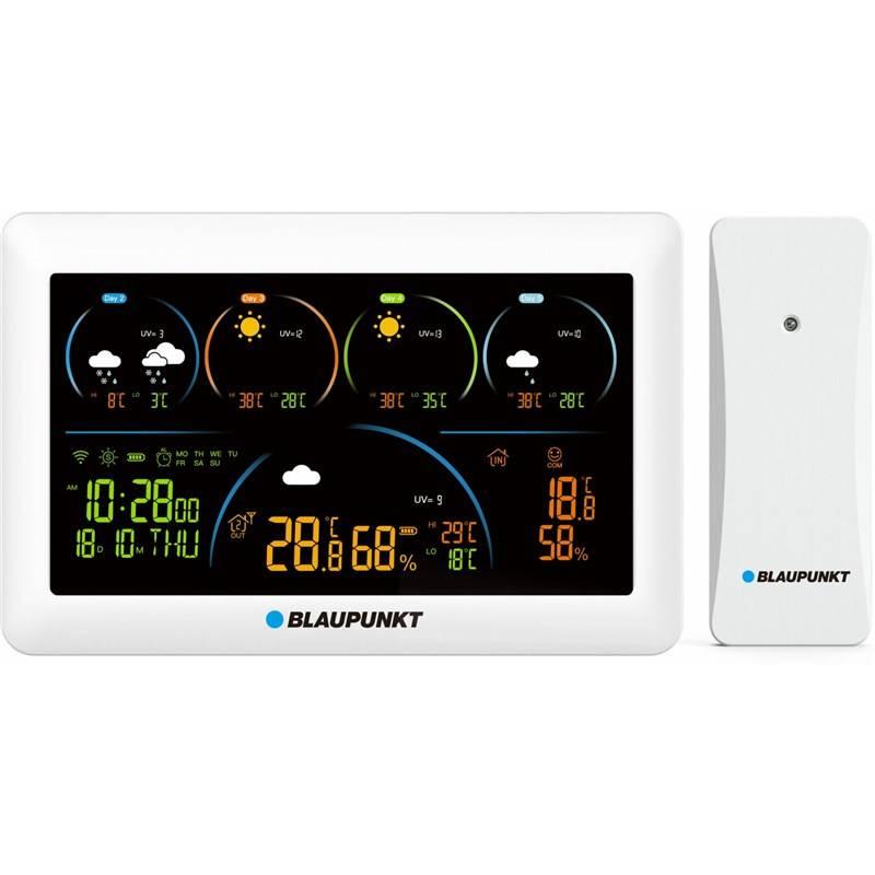 Meteorologická stanice Blaupunkt WS50WH APP bílá, Meteorologická, stanice, Blaupunkt, WS50WH, APP, bílá