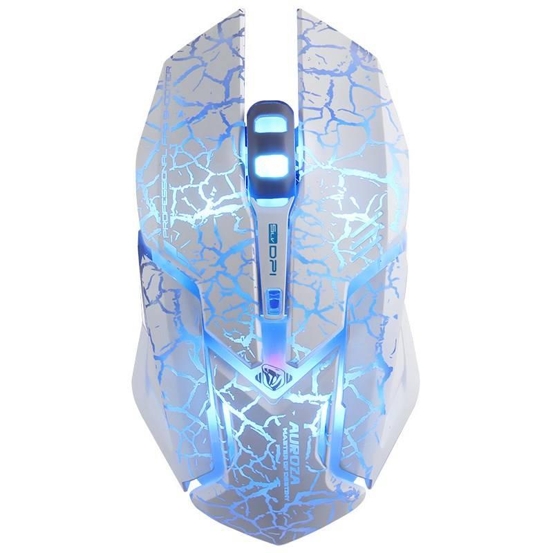 Myš E-Blue Auroza Gaming bílá