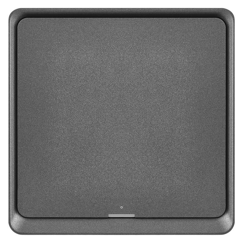 Vypínač EMOS GoSmart IP-2001ZB, ZigBee 3.0, 1-tlačítkový šedý