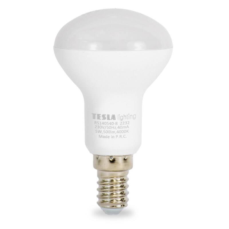 Žárovka LED Tesla reflektor R50, E14, 5W, denní bílá