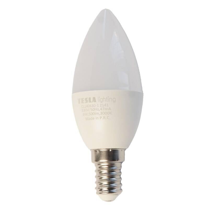 Žárovka LED Tesla svíčka, E14, 6W,