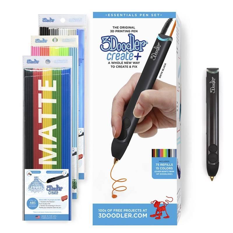 3D pero 3Doodler Create a 75 náplní a 5 šablon