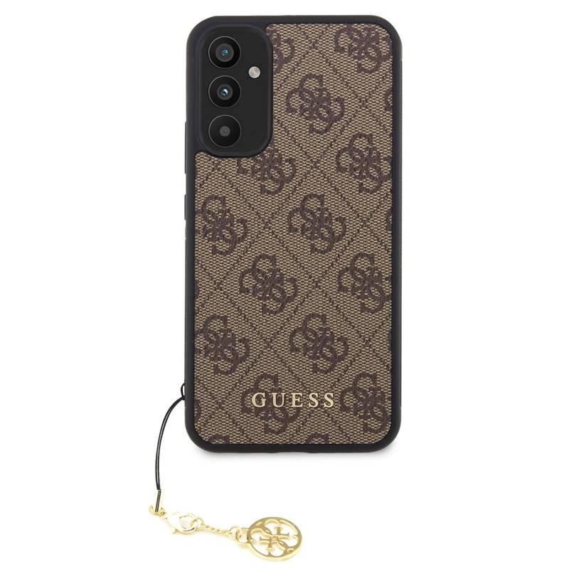 Kryt na mobil Guess 4G Charms na Samsung Galaxy A34 5G hnědý, Kryt, na, mobil, Guess, 4G, Charms, na, Samsung, Galaxy, A34, 5G, hnědý