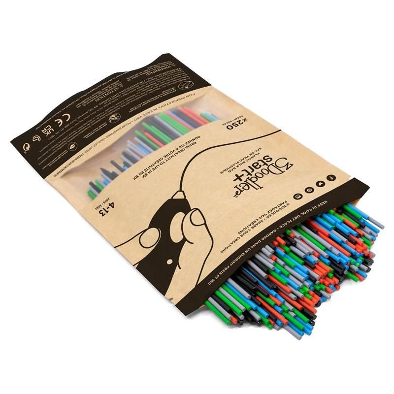 Náplň 3Doodler ECO-PCL pro 3D pero Start 250ks černá šedá červená modrá, Náplň, 3Doodler, ECO-PCL, pro, 3D, pero, Start, 250ks, černá, šedá, červená, modrá