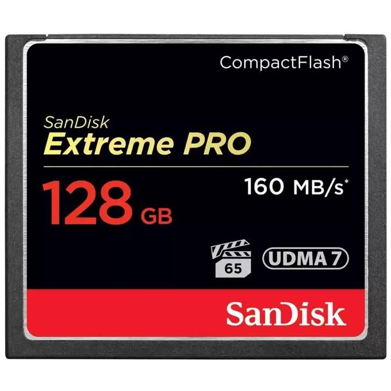 Paměťová karta SanDisk CF Extreme Pro 128 GB, Paměťová, karta, SanDisk, CF, Extreme, Pro, 128, GB