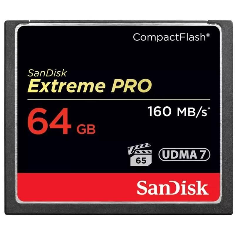 Paměťová karta SanDisk CF Extreme Pro 64 GB, Paměťová, karta, SanDisk, CF, Extreme, Pro, 64, GB