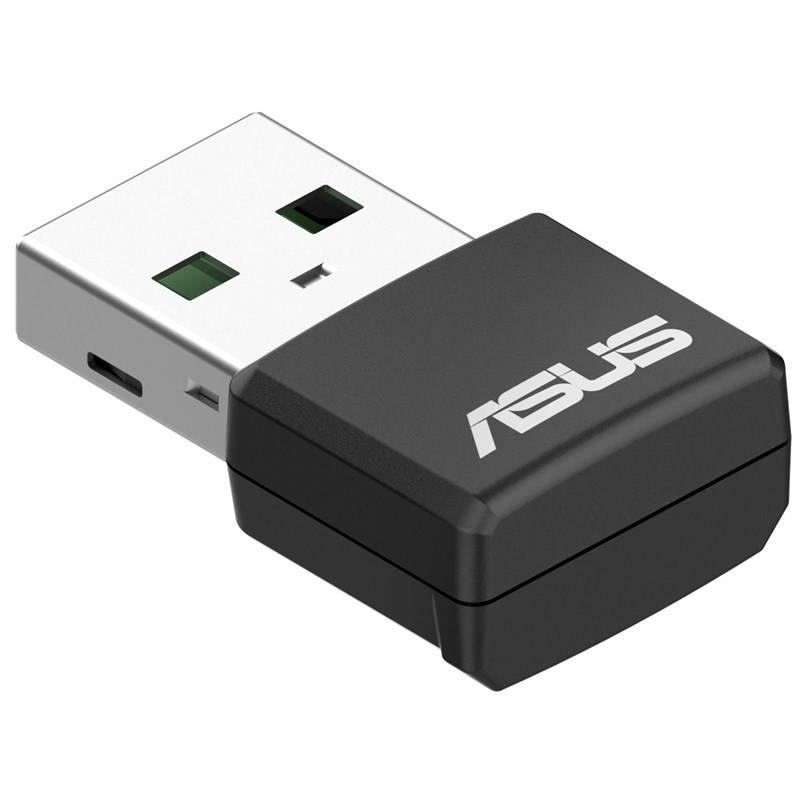 Wi-Fi adaptér Asus USB-AX55 Nano, AX1800 černé, Wi-Fi, adaptér, Asus, USB-AX55, Nano, AX1800, černé