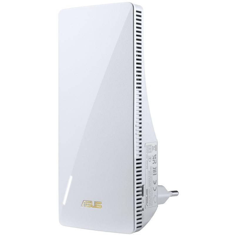 WiFi extender Asus RP-AX58, AX3000 bílý, WiFi, extender, Asus, RP-AX58, AX3000, bílý