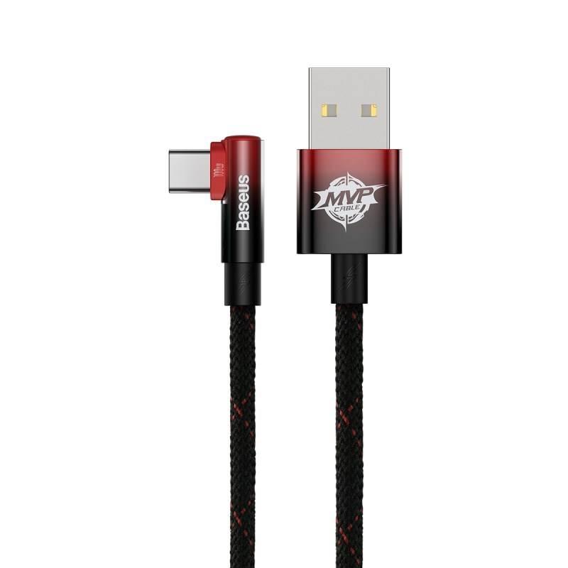 Kabel Baseus USB USB-C 100W, 1m černý červený, Kabel, Baseus, USB, USB-C, 100W, 1m, černý, červený