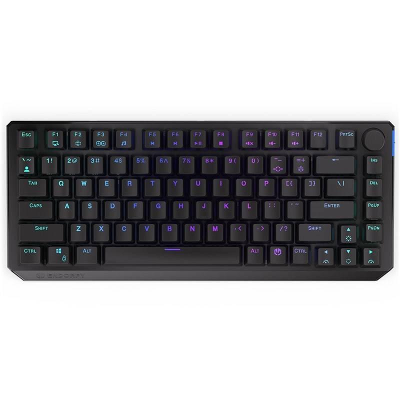 Klávesnice ENDORFY Thock 75% Wireless Black switche, US layout, RGB černá