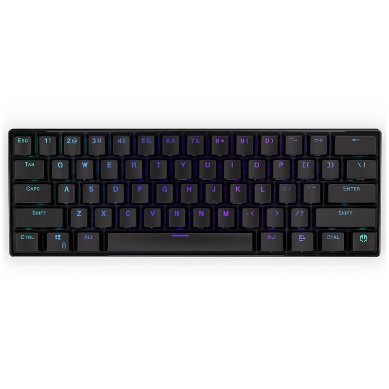 Klávesnice ENDORFY Thock Compact Wireless Kailh Red, RGB, Bluetooth, 2,4GHz, CZ SK layout černá