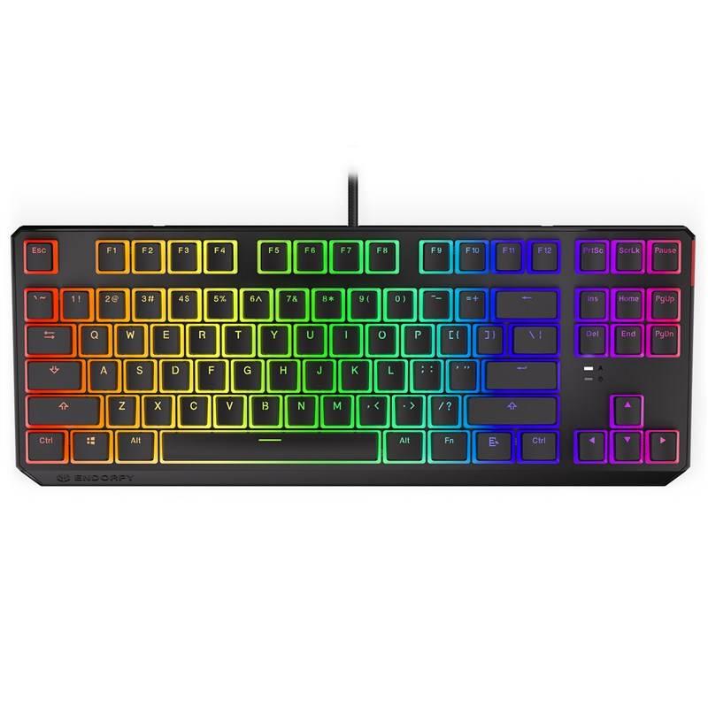 Klávesnice ENDORFY Thock TKL Pudding Kailh Brown, RGB, US layout černá