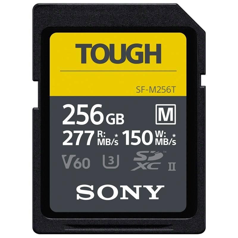 Paměťová karta Sony Tough SF-M 256GB V60 U3 UHS-II, Paměťová, karta, Sony, Tough, SF-M, 256GB, V60, U3, UHS-II
