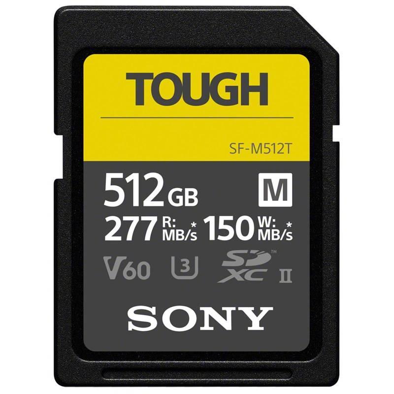 Paměťová karta Sony Tough SF-M 512GB V60 U3 UHS-II, Paměťová, karta, Sony, Tough, SF-M, 512GB, V60, U3, UHS-II