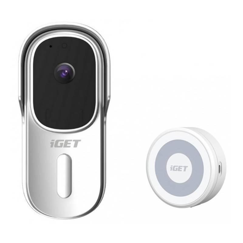 Zvonek bezdrátový iGET HOME Doorbell DS1 Chime CHS1 bílý, Zvonek, bezdrátový, iGET, HOME, Doorbell, DS1, Chime, CHS1, bílý