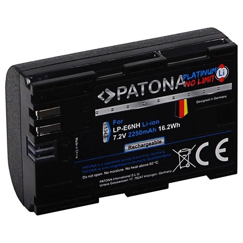 Baterie PATONA pro Canon LP-E6NH 2250mAh Li-Ion Platinum EOS R5 R6, Baterie, PATONA, pro, Canon, LP-E6NH, 2250mAh, Li-Ion, Platinum, EOS, R5, R6