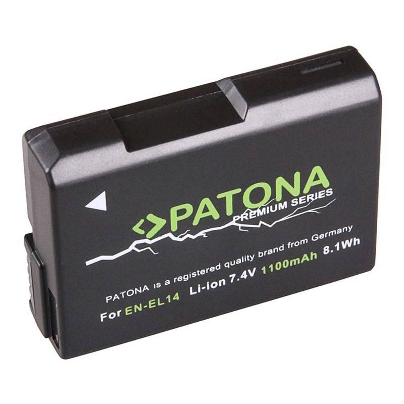 Baterie PATONA pro Nikon EN-EL14 1100mAh Li-Ion Premium, Baterie, PATONA, pro, Nikon, EN-EL14, 1100mAh, Li-Ion, Premium