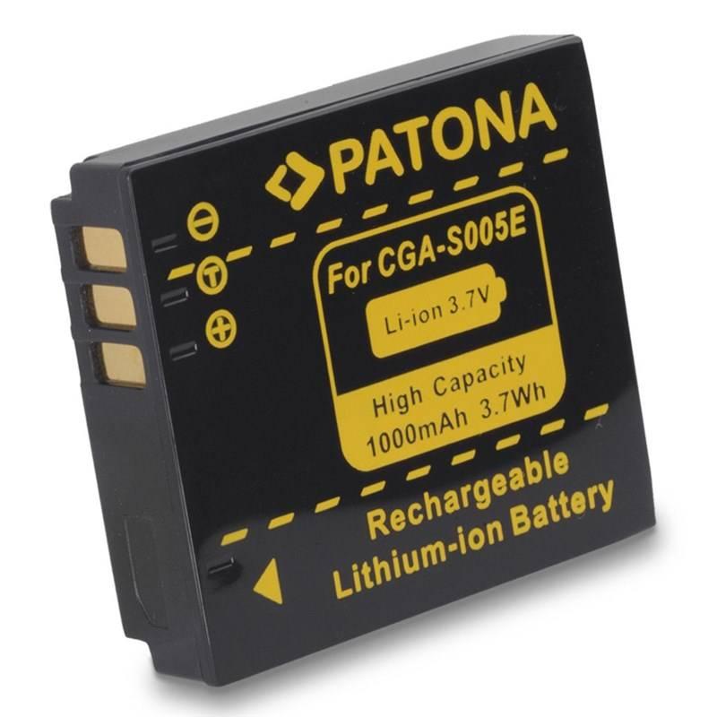 Baterie PATONA pro Panasonic CGA-S005 1000mAh, Baterie, PATONA, pro, Panasonic, CGA-S005, 1000mAh